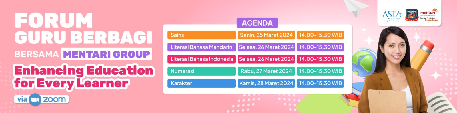 Forum Guru Berbagi Bersama Mentari Group - Maret 2024