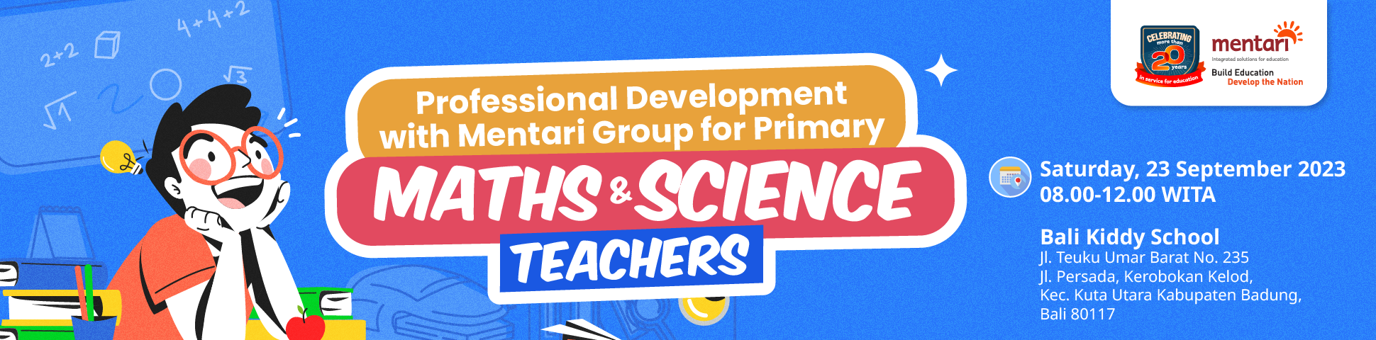 Professional Development Training for Primary Maths and Science Teachers - BALI