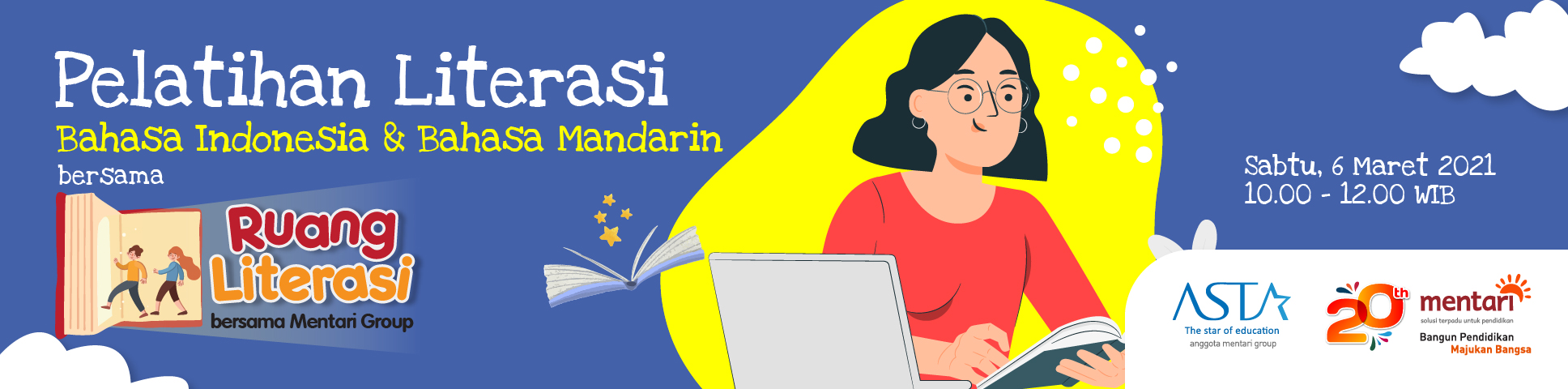 Pelatihan Literasi Bahasa Indonesia dan Bahasa Mandarin bersama Ruang Literasi