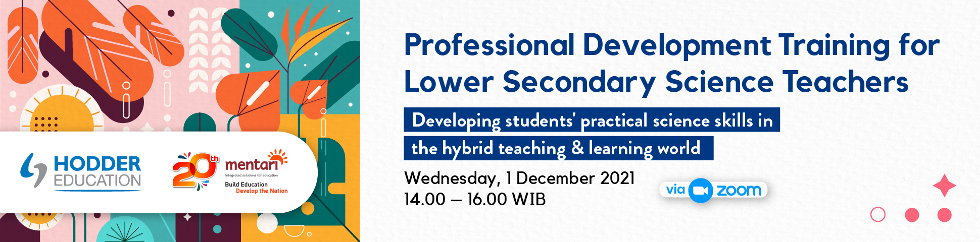 Professional Development Training for Lower Secondary Science Teachers